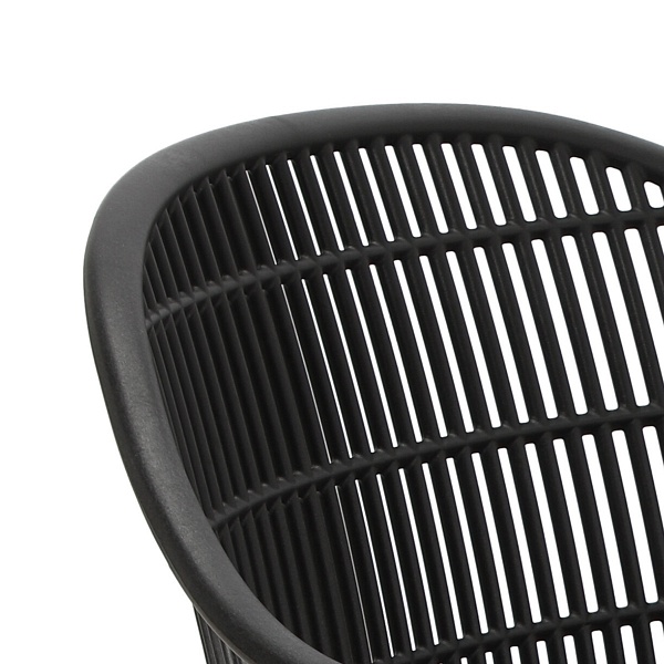 Krzesło Becker czarne/naturalne - Simplet